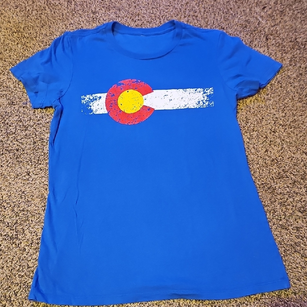 Blue Graphic Women's Top